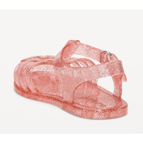 Old Navy Jelly Fisherman Sandals for Baby 0-3 M | Pink Bell - Picture 2 of 4